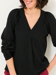 Channon Black Blouse