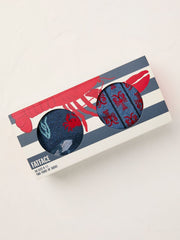 Lobster Navy 2 Pack Socks in a Box