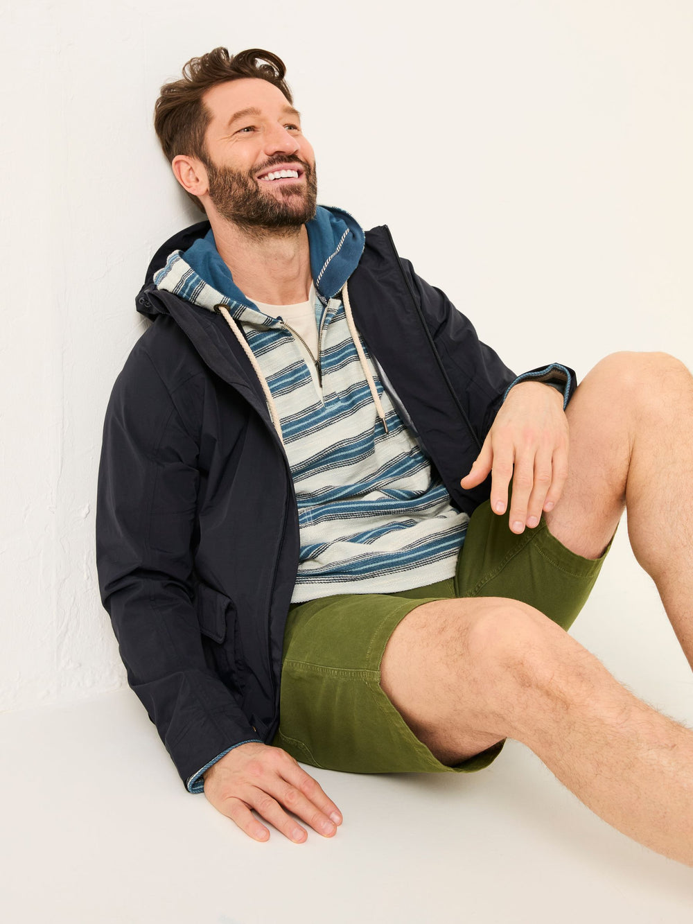 Navy Waterproof Lightweight Jacket
