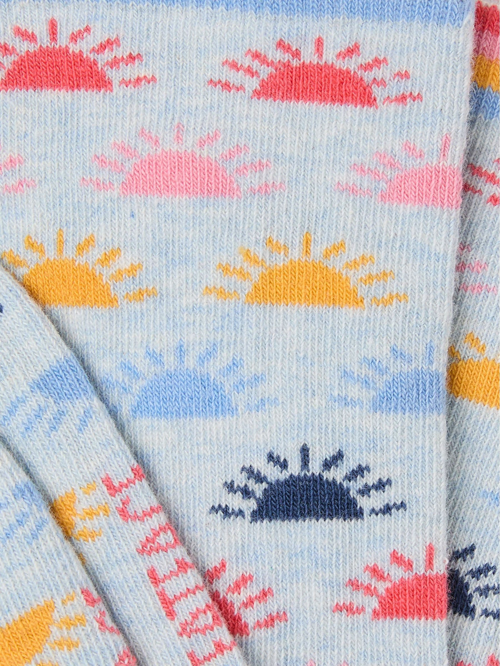 Blue Sunrise Socks