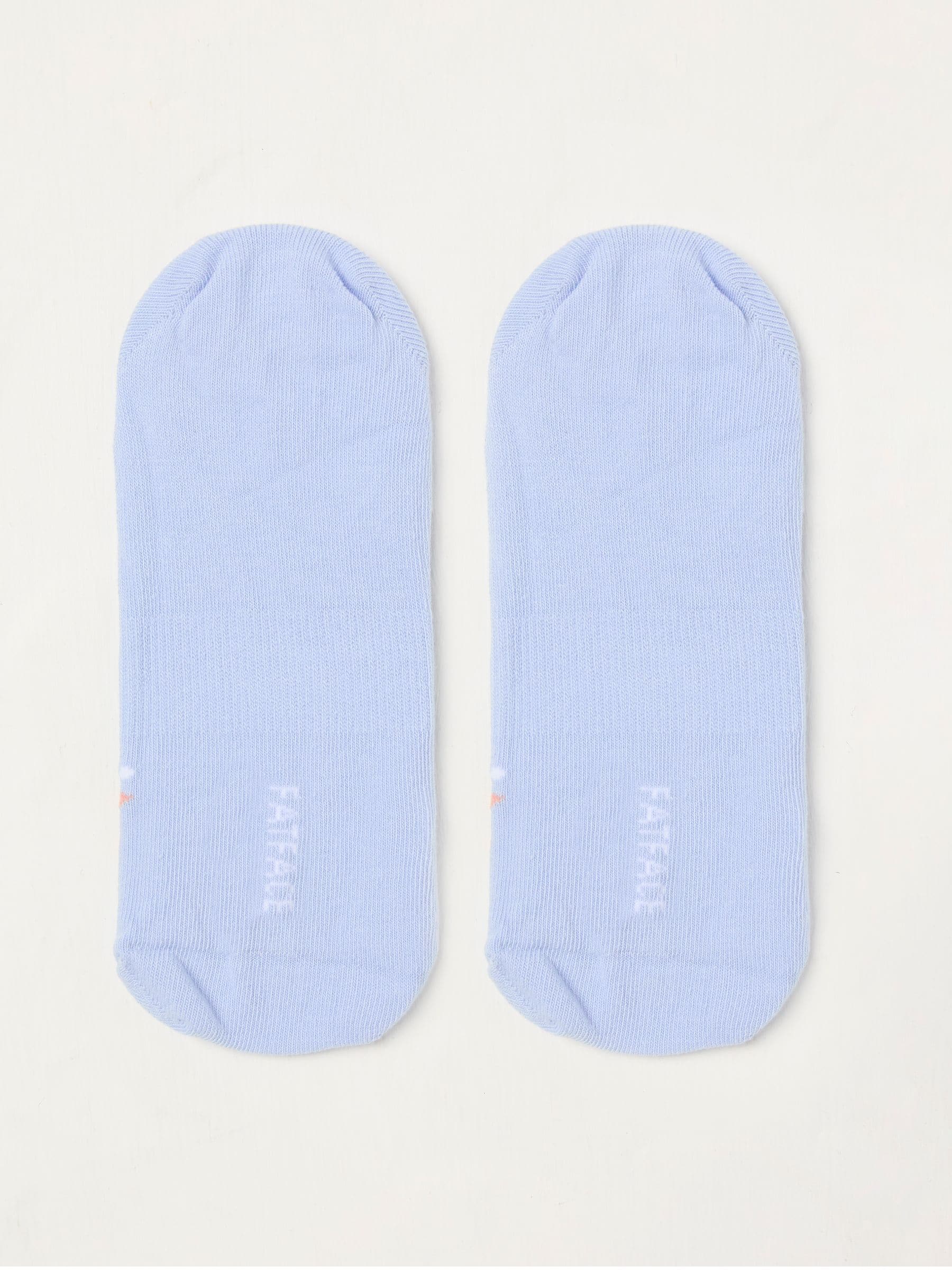 Blue Starfish Footsie Socks