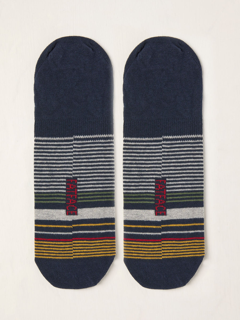 Blue Stripe Footsie Socks