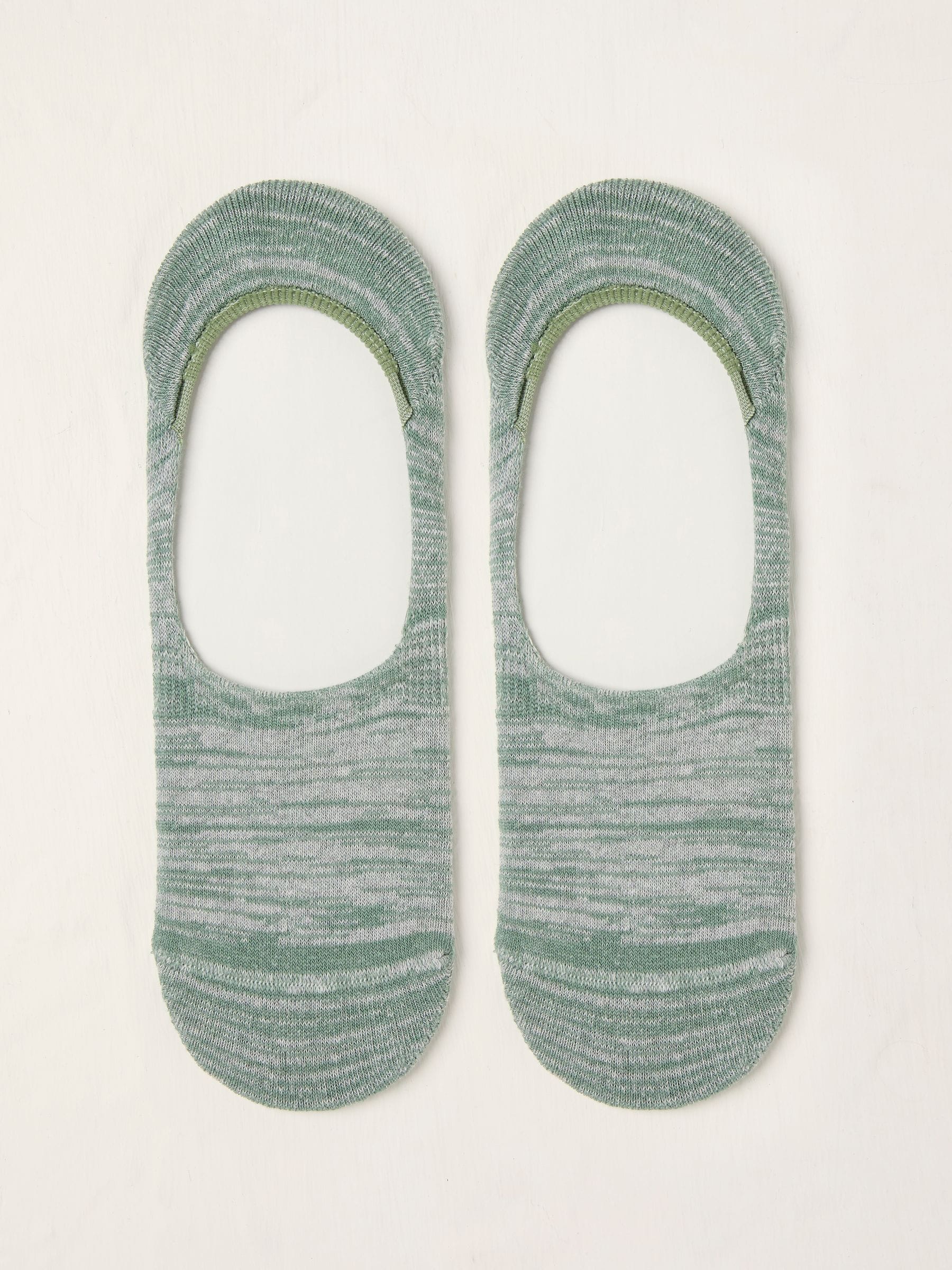 Green Footsie Socks