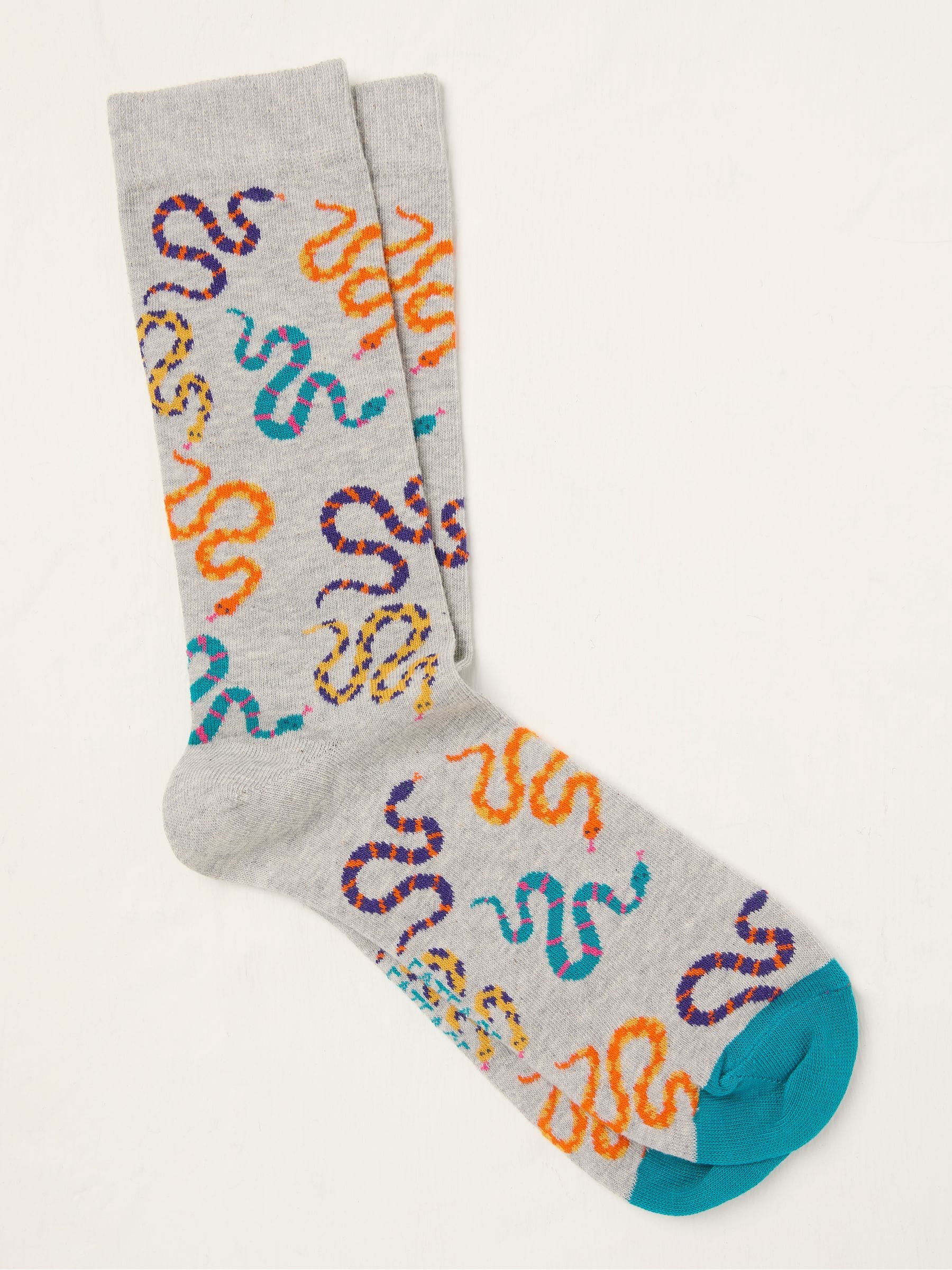 Grey Snake Men's Socks