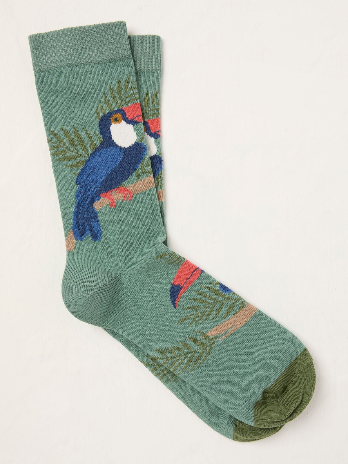 Green Toucan Men's Socks