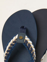 Navy Pentle Flip Flop