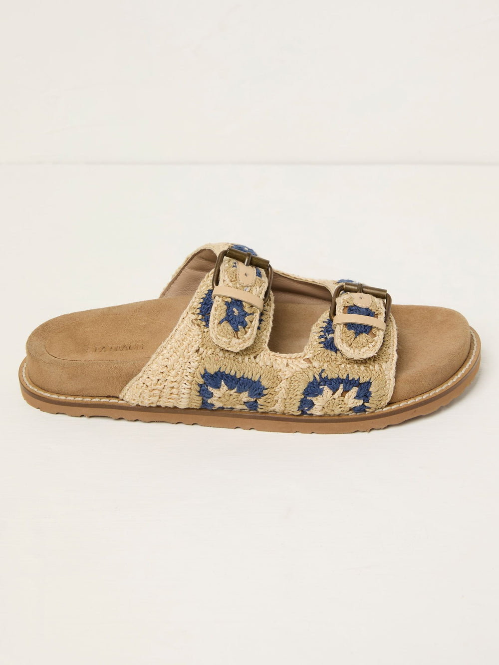 Blue Crochet Meldon Sandal