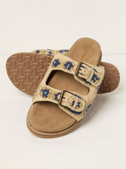 Blue Crochet Meldon Sandal