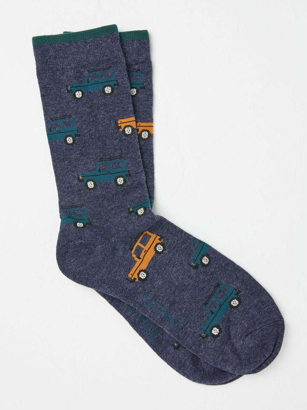 Green Off Roader Socks in a Mug