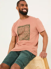 Dusky Pink Tile Print Tshirt