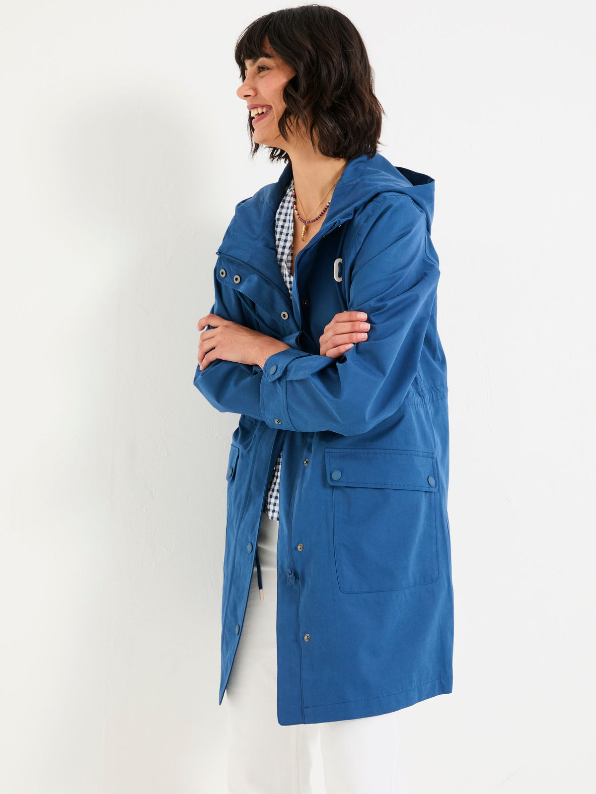 Lola Navy Lola Waterproof Long Coat