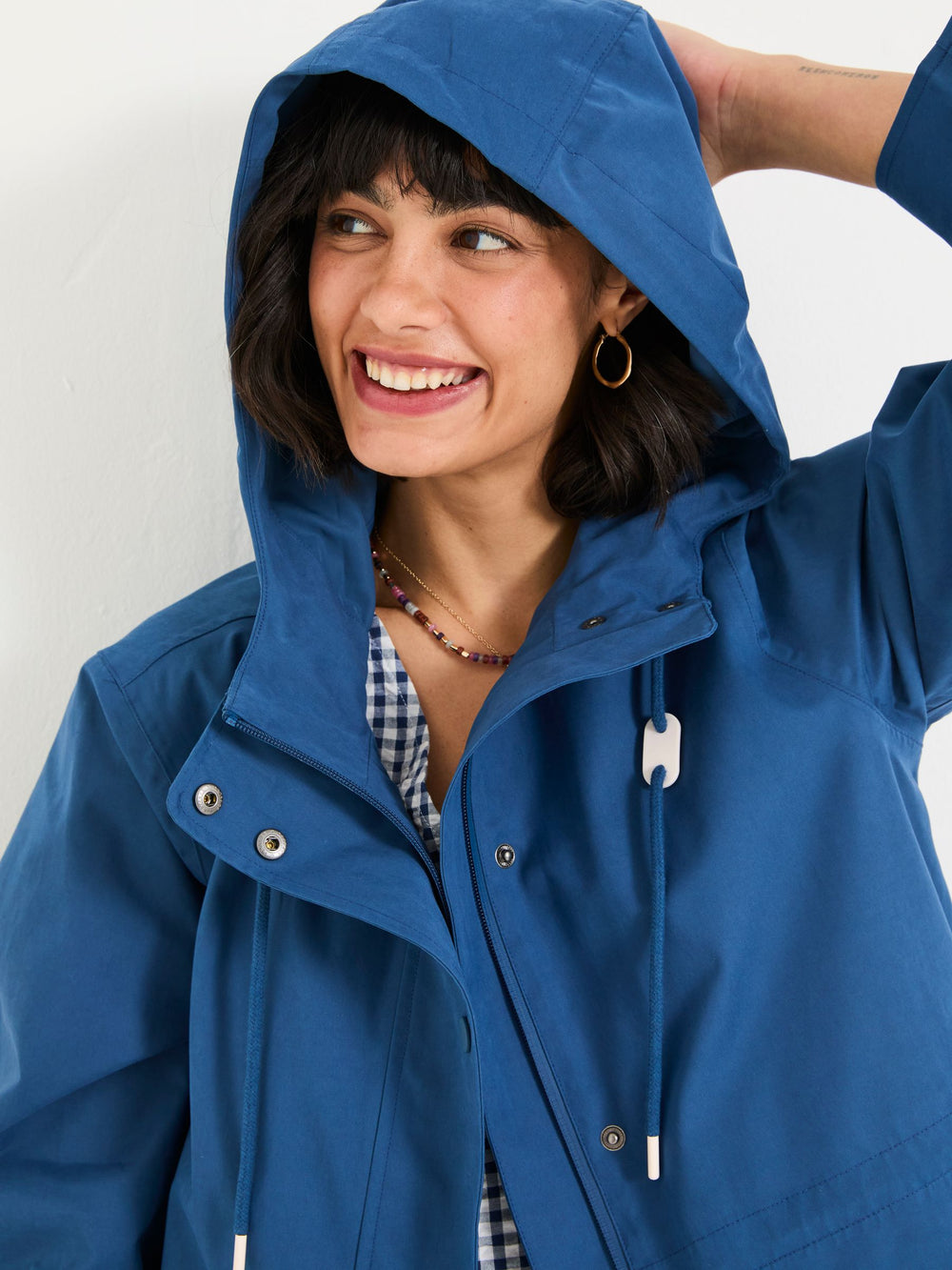 Lola Navy Lola Waterproof Long Coat