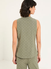 Florrie Light Green Florrie Embroidered Waistcoat