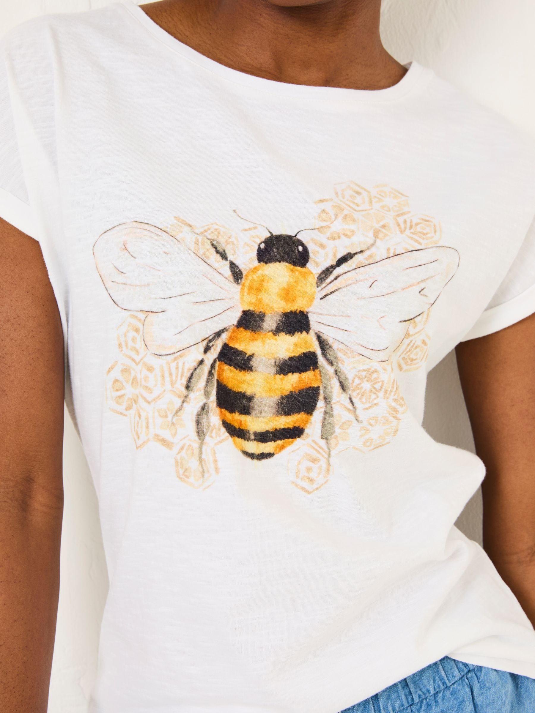 Ivy White Beeble Graphic T-Shirt