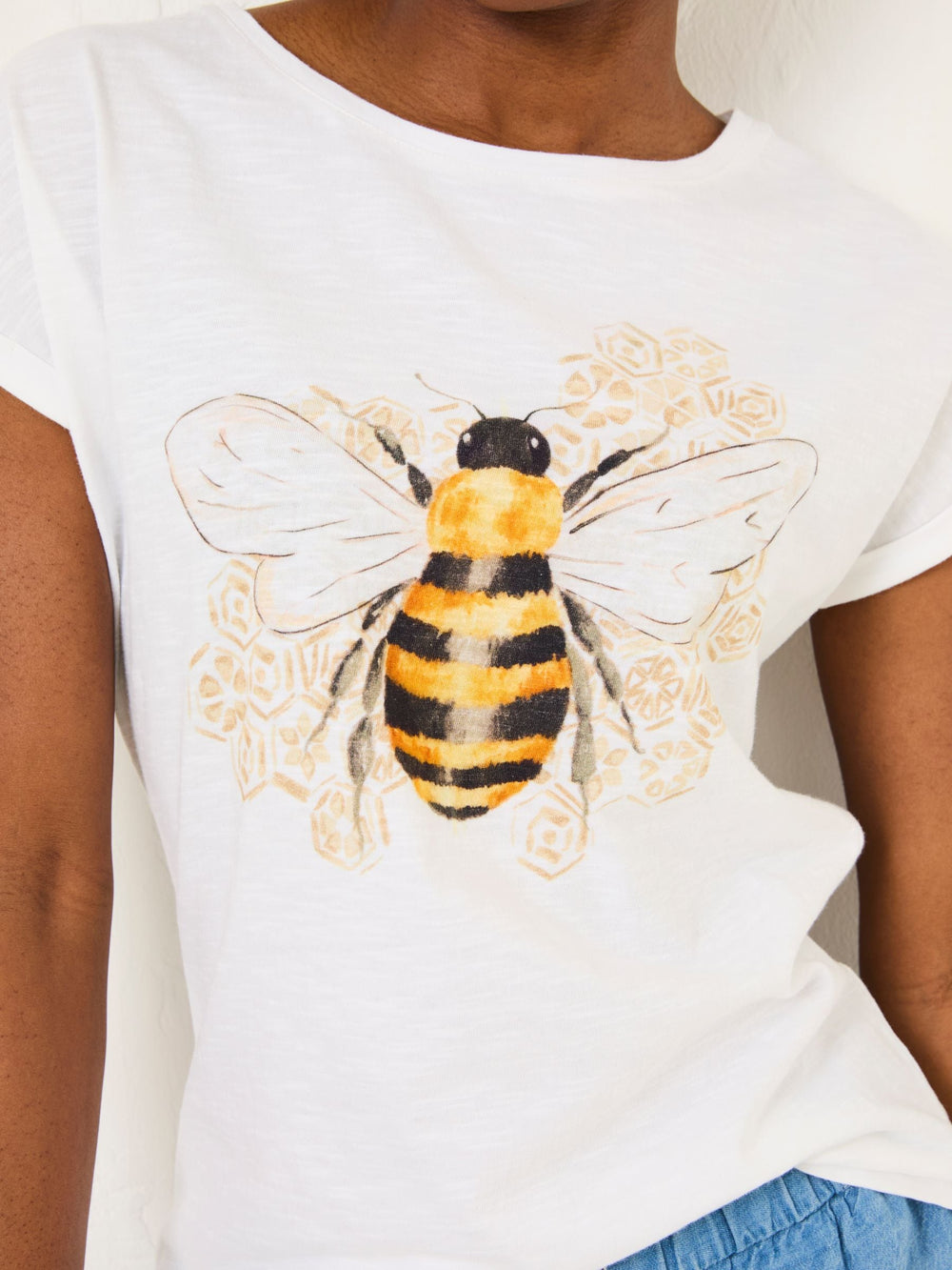 Ivy White Beeble Graphic T-Shirt