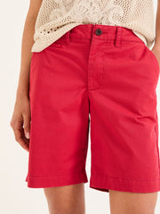Sandown Rust Red Chino Shorts