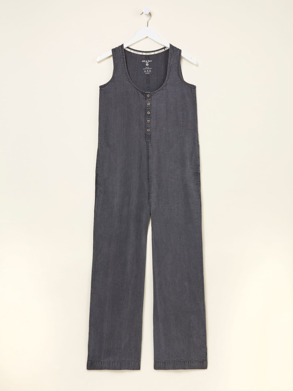 Tara Charcoal Grey Dungarees