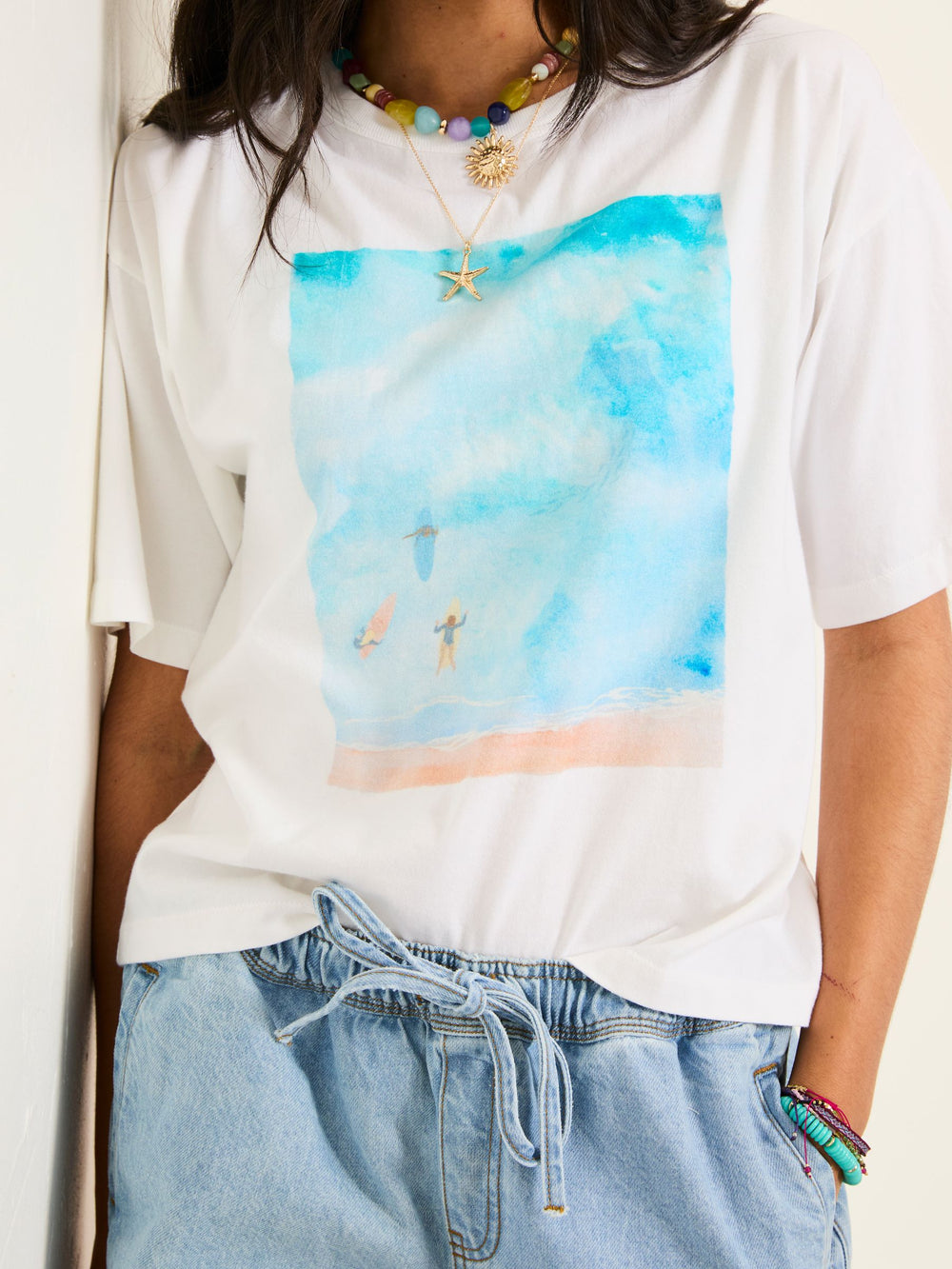 White Boxy T-Shirt