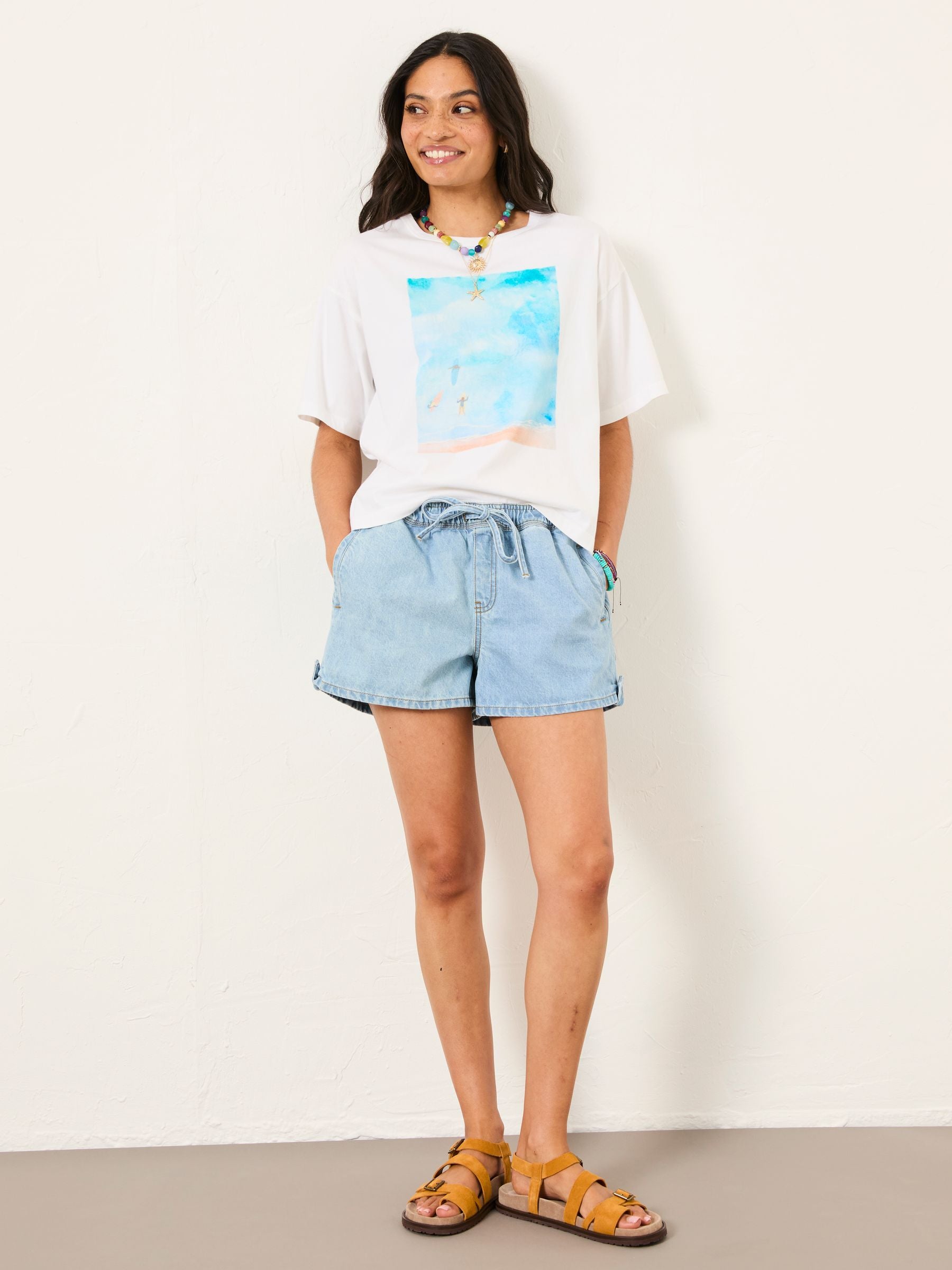 Dee Blue Denim Shorts