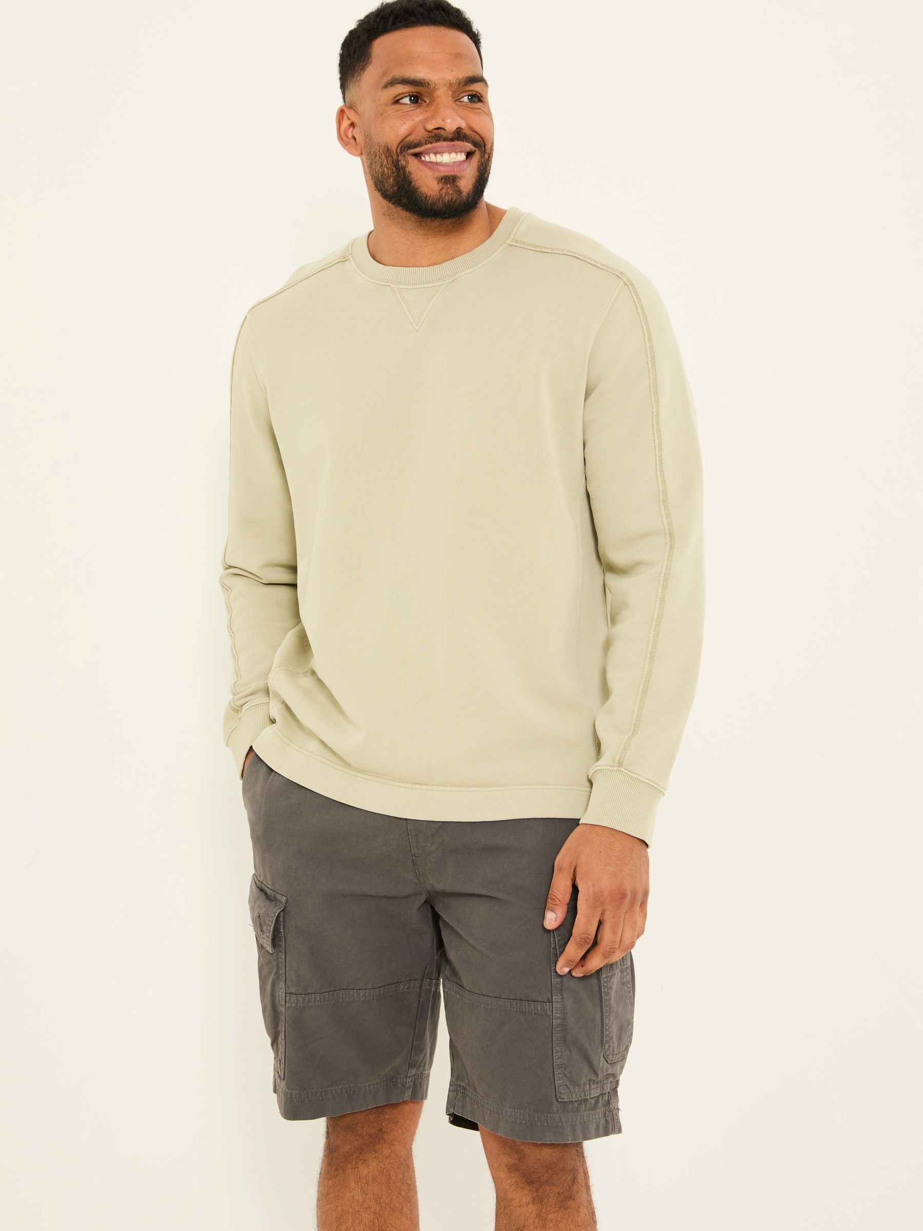 Otterton Sage Green Crew Neck Sweatshirt
