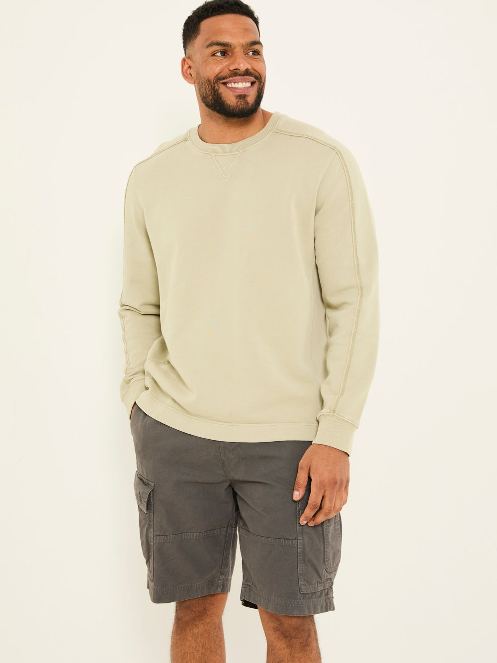 Otterton Sage Green Crew Neck Sweatshirt
