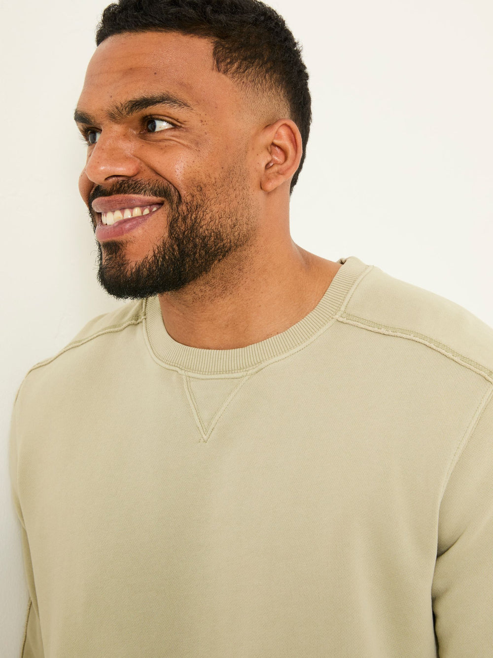 Otterton Sage Green Crew Neck Sweatshirt