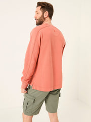 Otterton Orange Crew Neck Sweatshirt
