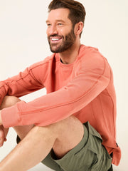 Otterton Orange Crew Neck Sweatshirt