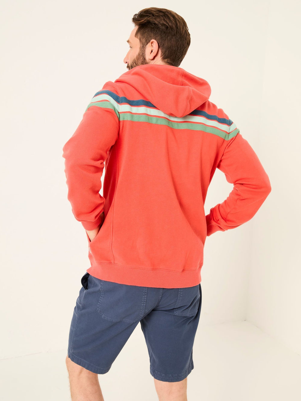 Brooke Orange Brooke Cut and Sew Hoody