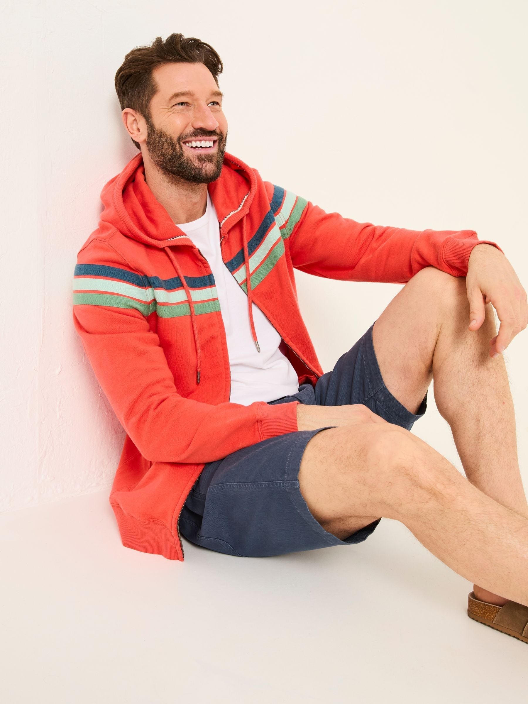 Brooke Orange Brooke Cut and Sew Hoody