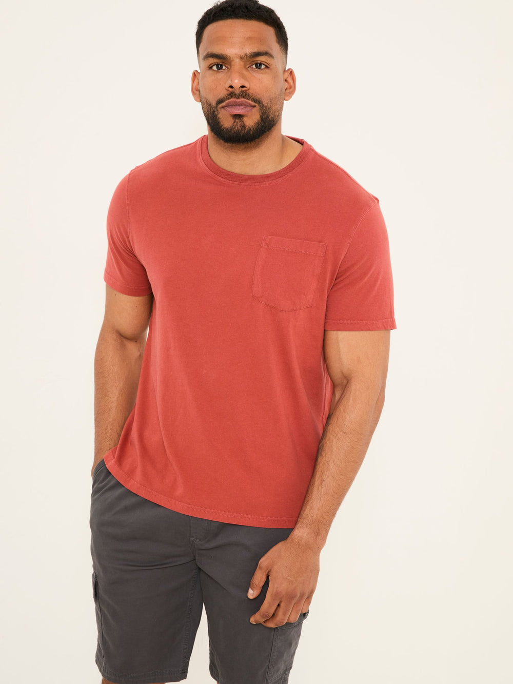 Cove Terracotta Pocket Tshirt