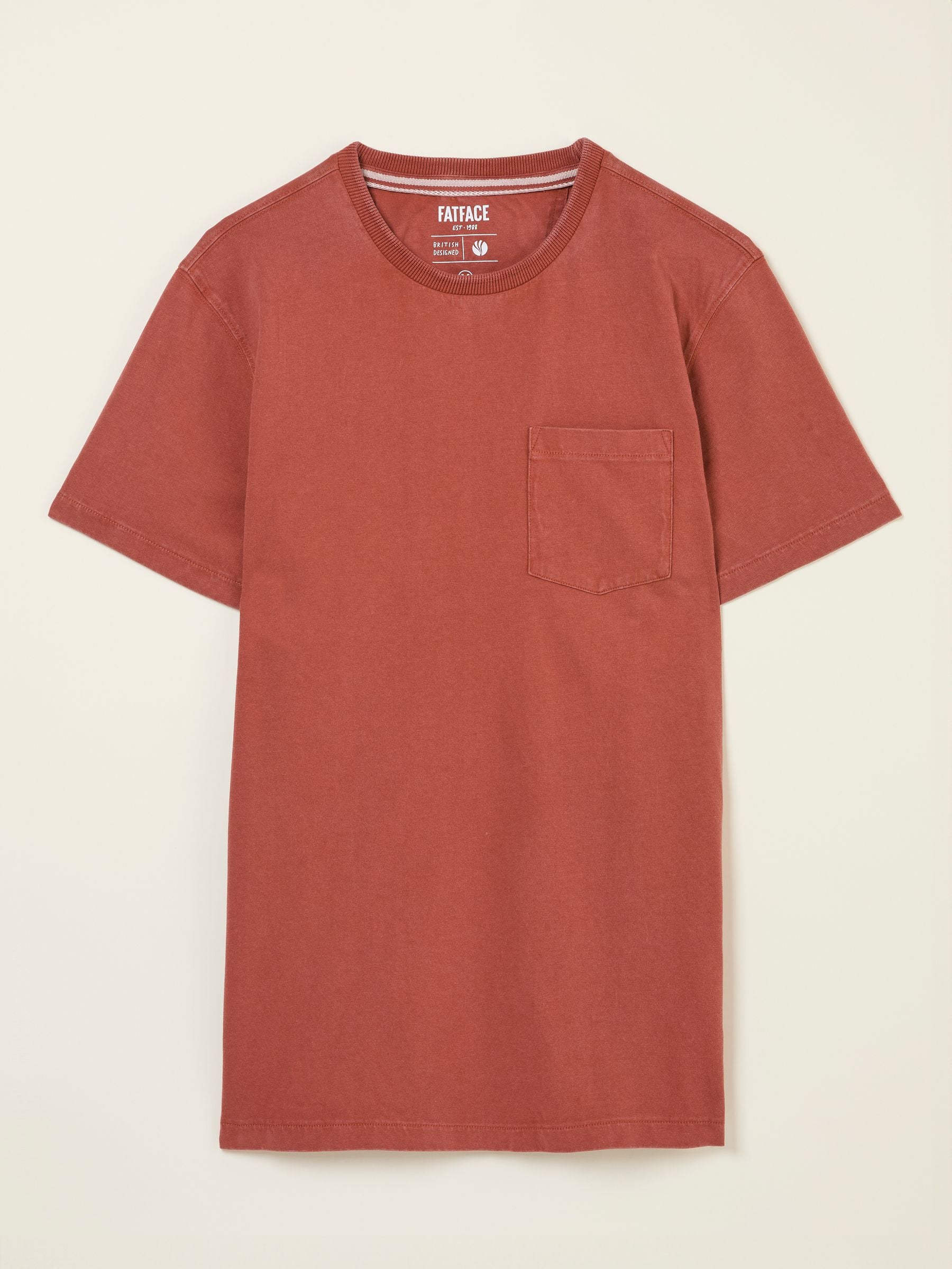 Cove Terracotta Pocket Tshirt
