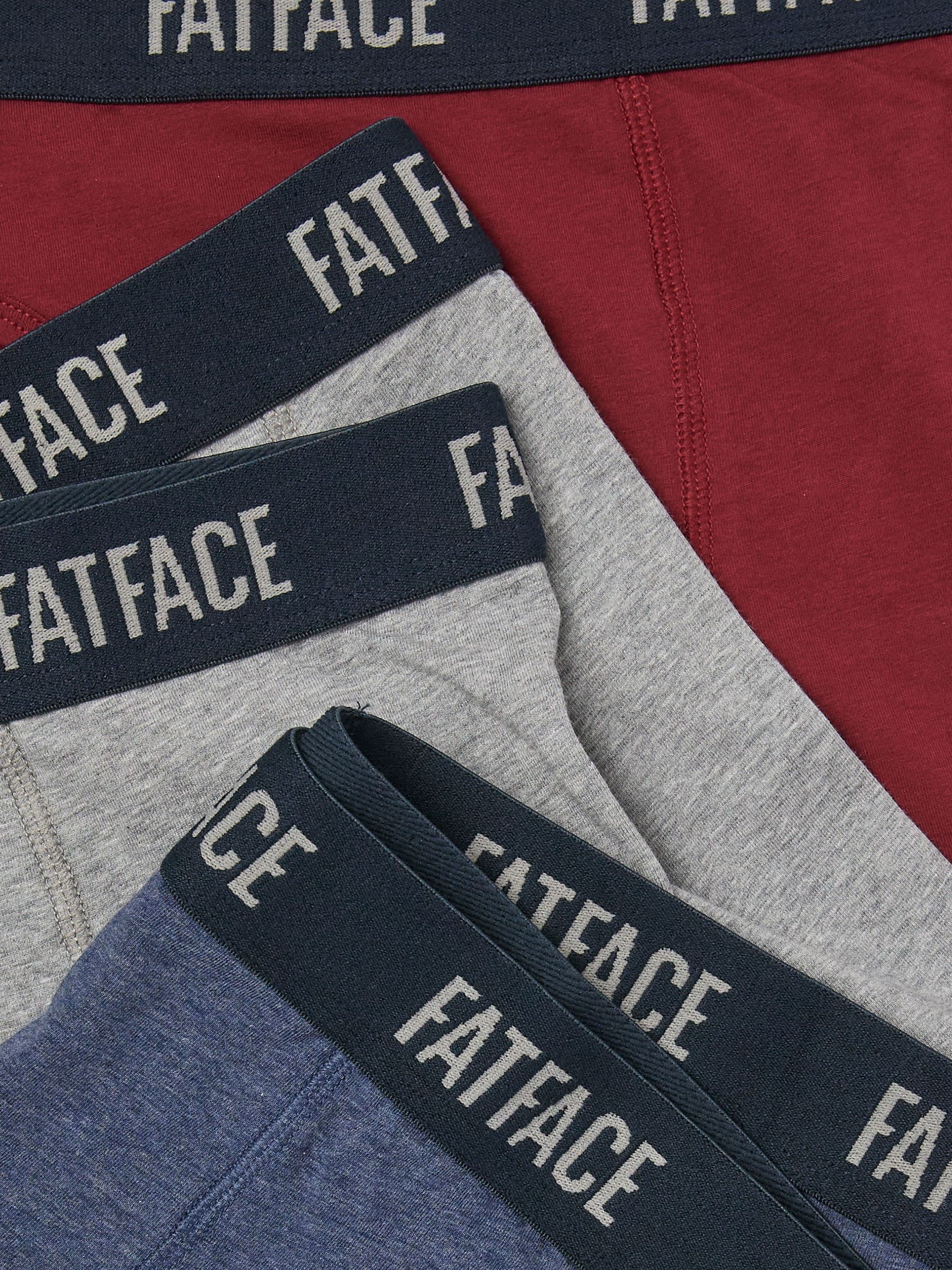 Blue/Grey/Red Classic Boxers 3 Pack