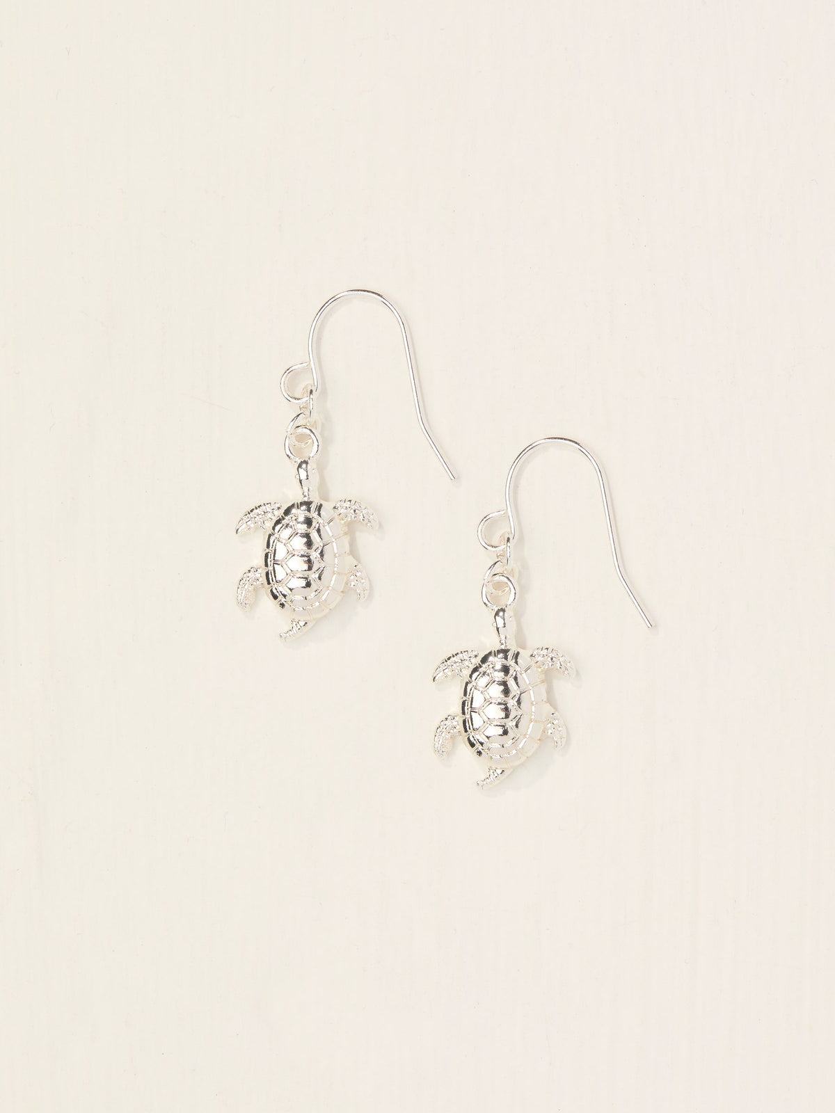 Gold Tone Turtle Drop Earrings
