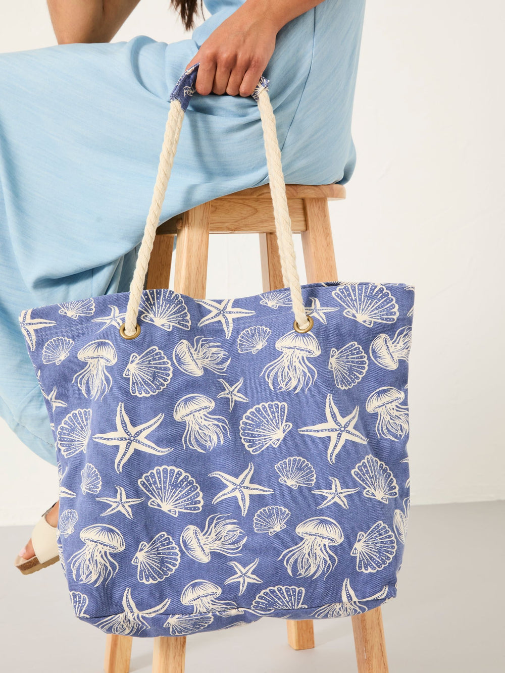MCS Blue Sealife Printed Bag