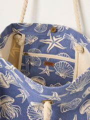 MCS Blue Sealife Printed Bag