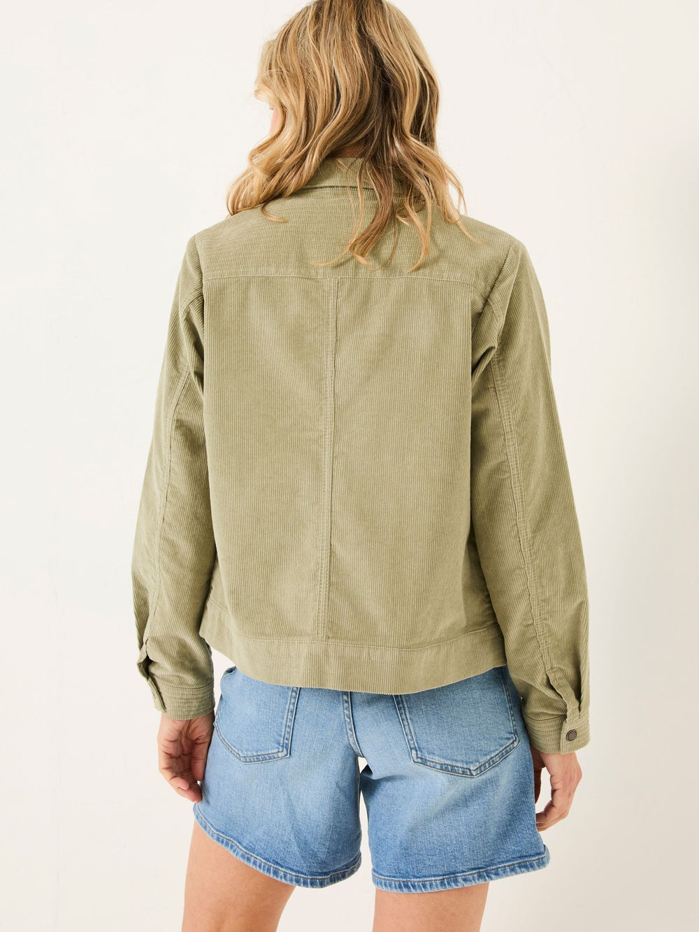 Sienna Dusky Green Cord Jacket
