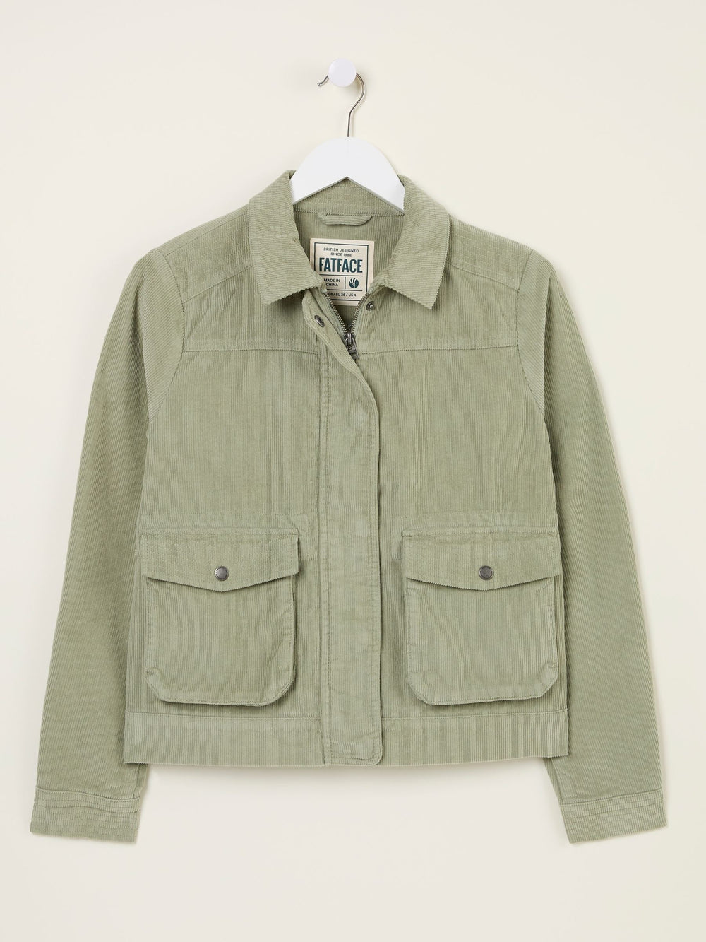 Sienna Dusky Green Cord Jacket