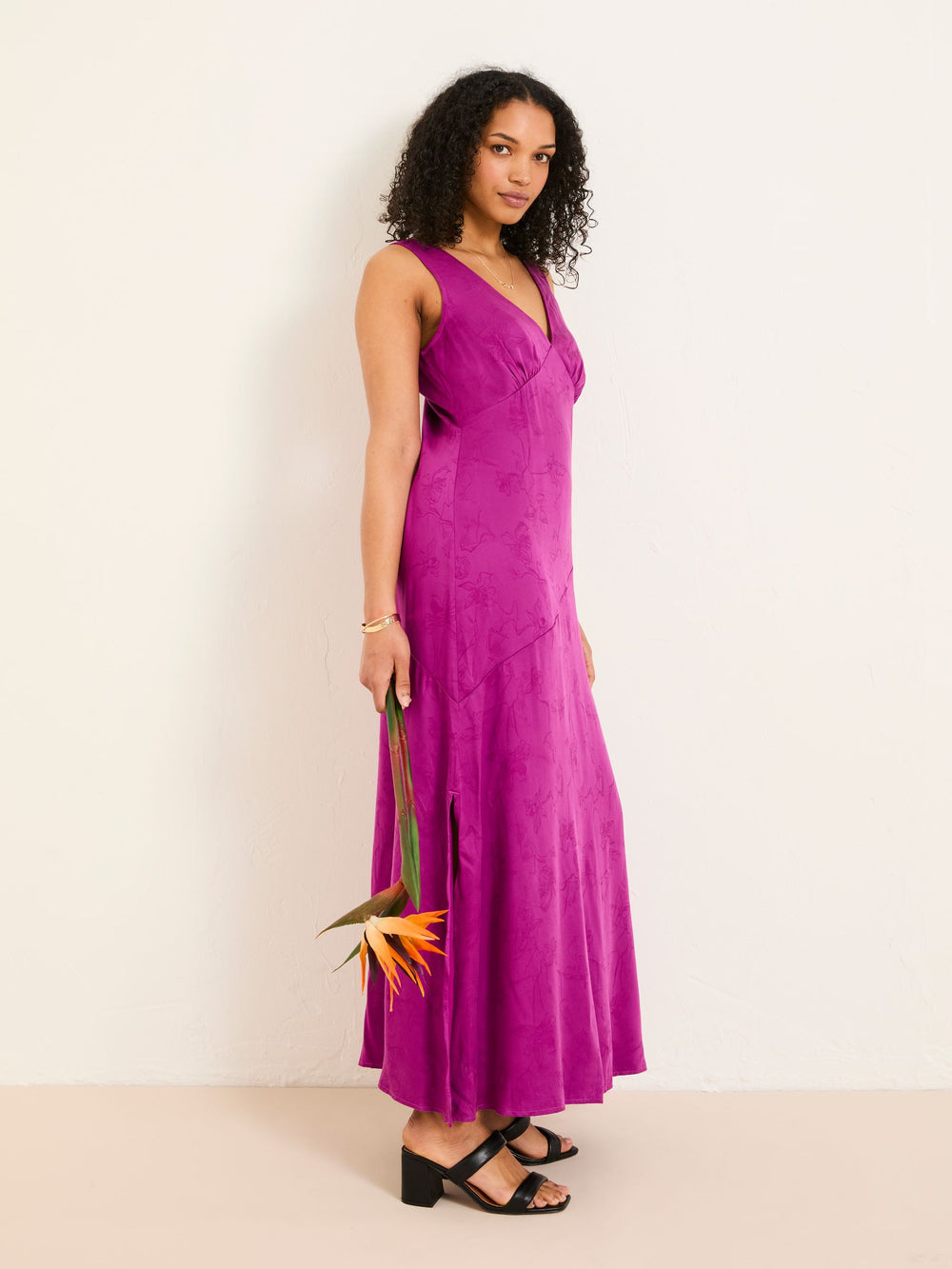 Josephine Purple Slip Dress