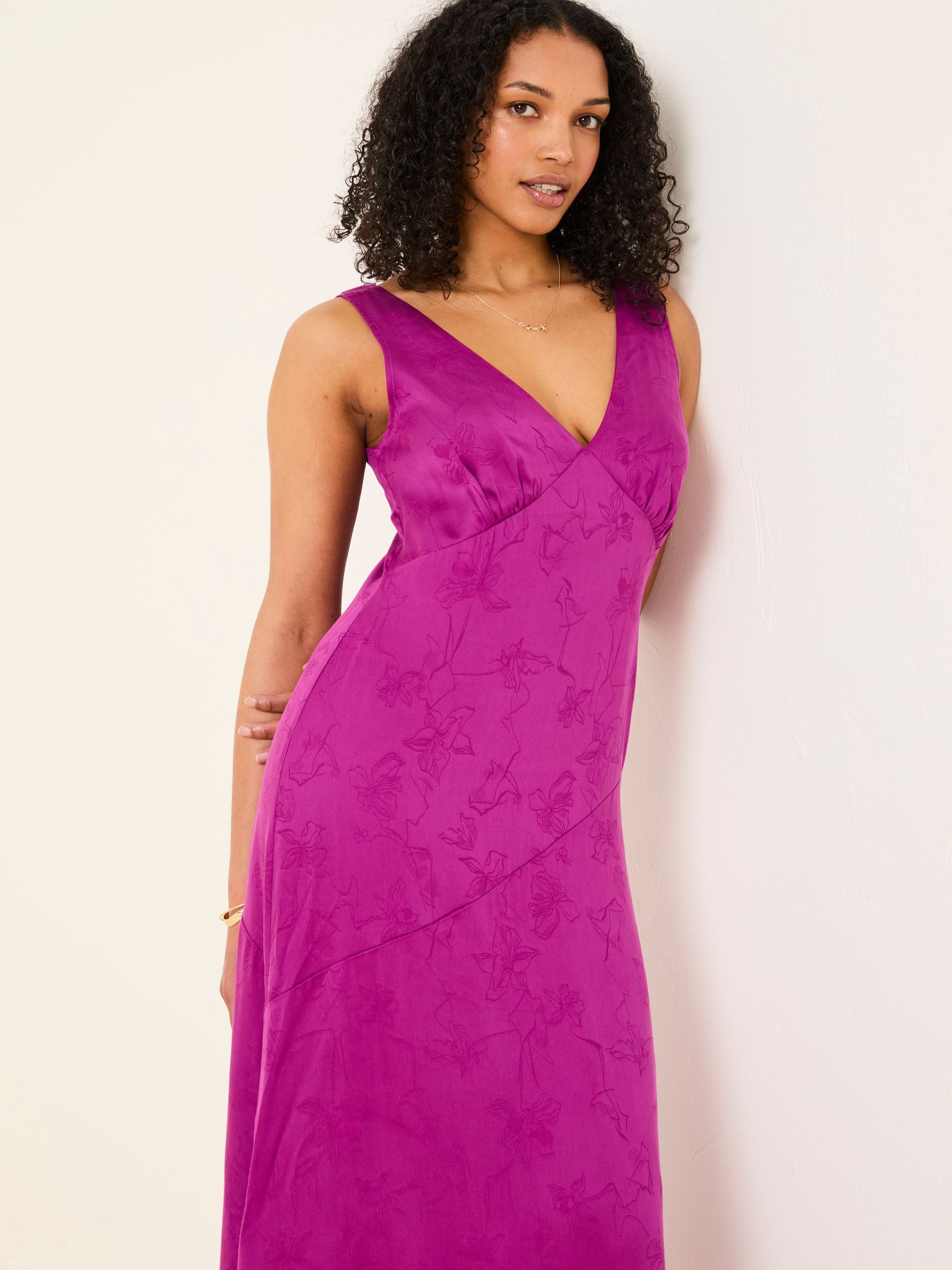 Josephine Purple Slip Dress