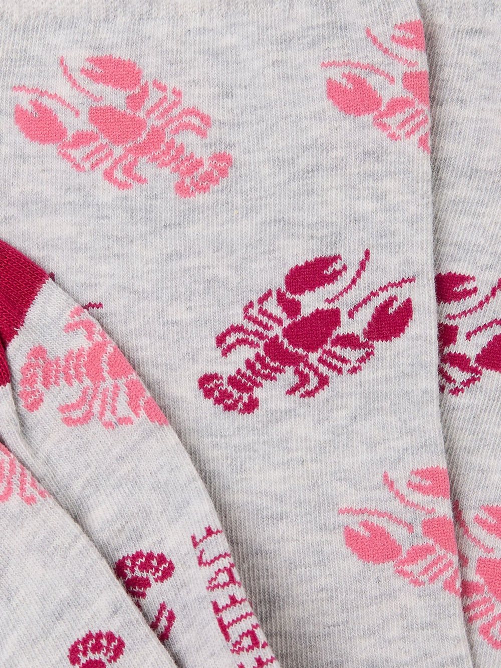 Grey Lobster Sock
