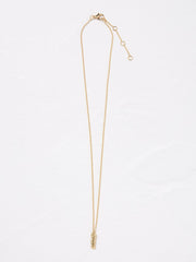 Gold Tone Triple Circle Pendant Necklace