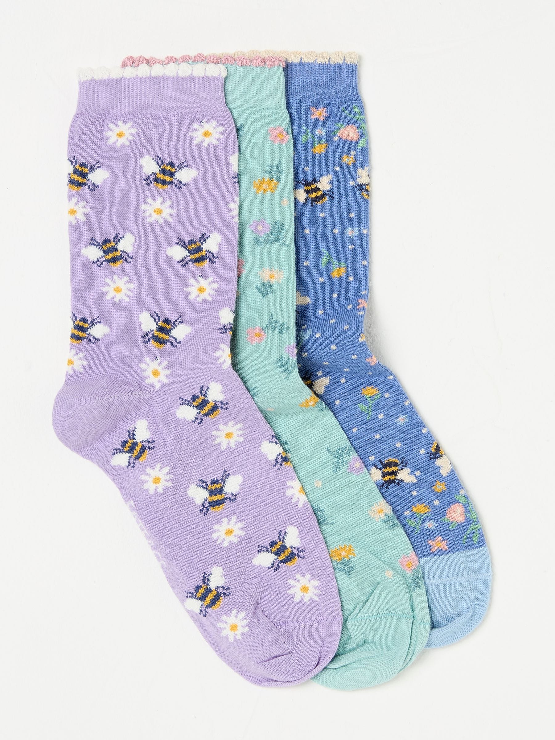 Blue Bee 3 Packs Women's Socks