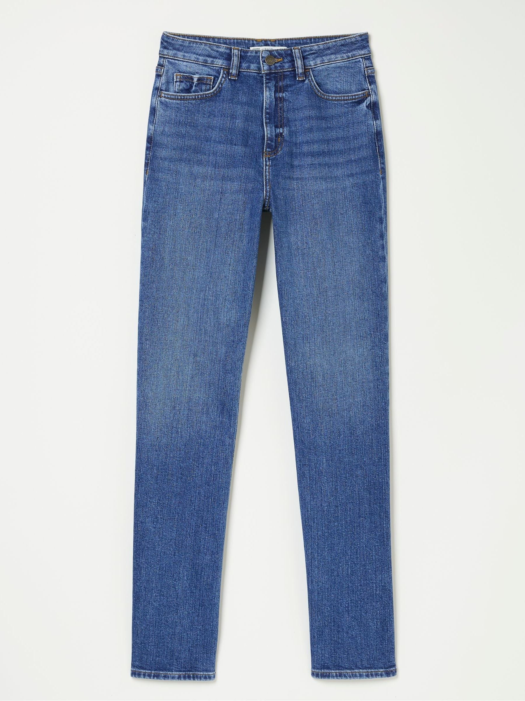 Carmel Blue Denim Comfort Straight Jeans
