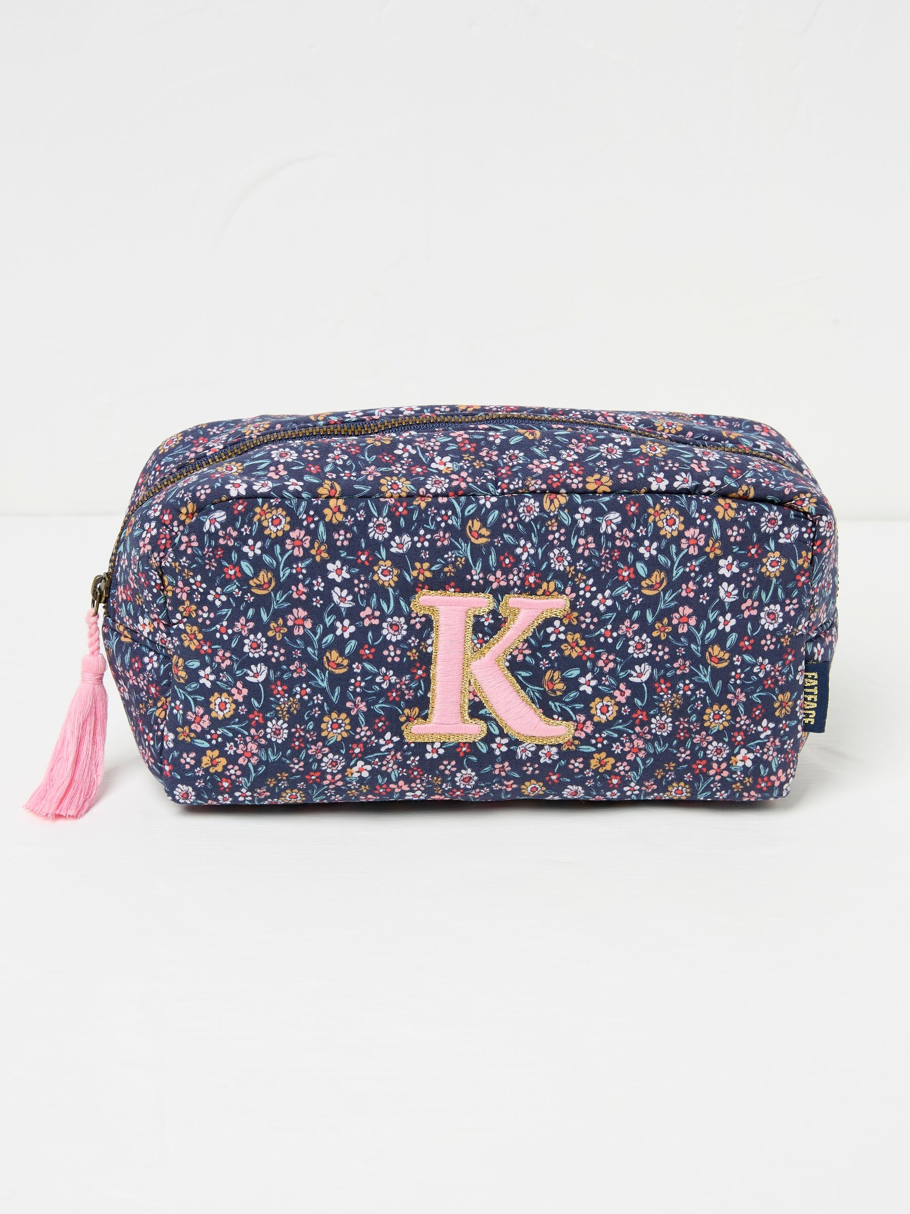Multi Colour Alphabet Cosmetic Bag