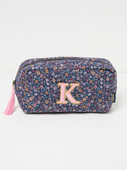 Multi Colour Alphabet Cosmetic Bag
