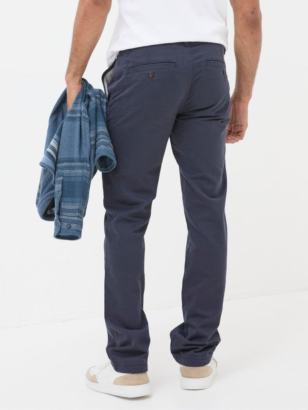 Navy Blue Modern Coastal Chinos