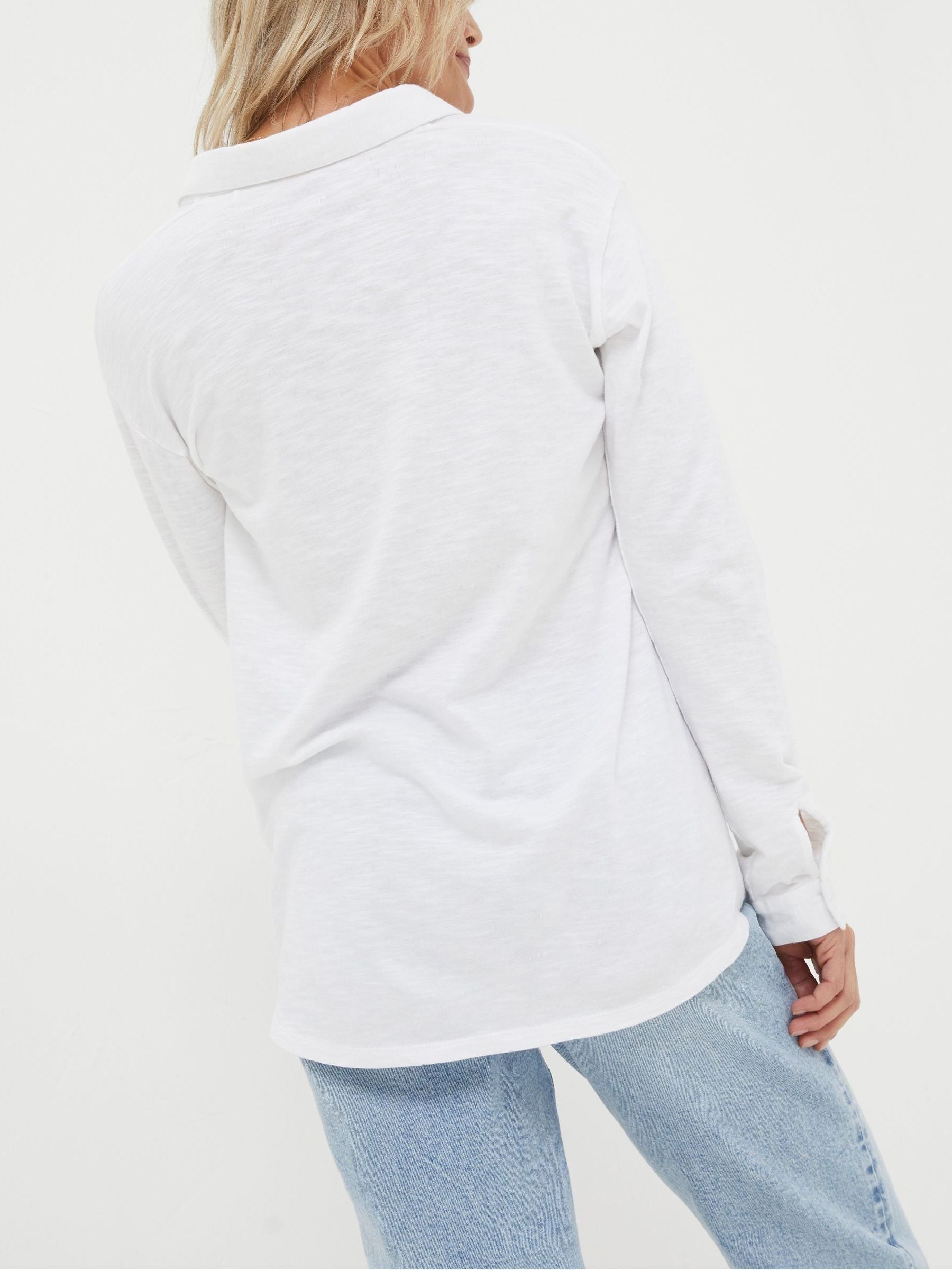 Paige White Jersey Shirt
