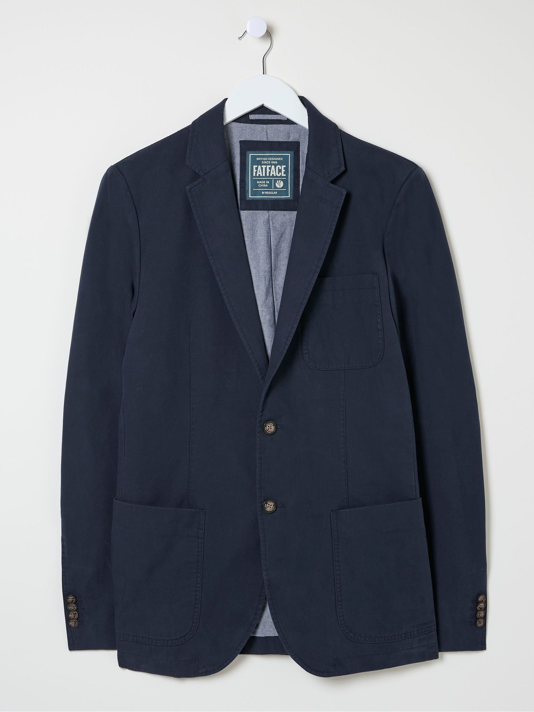 Chilworth Blue 100% Cotton Blazer