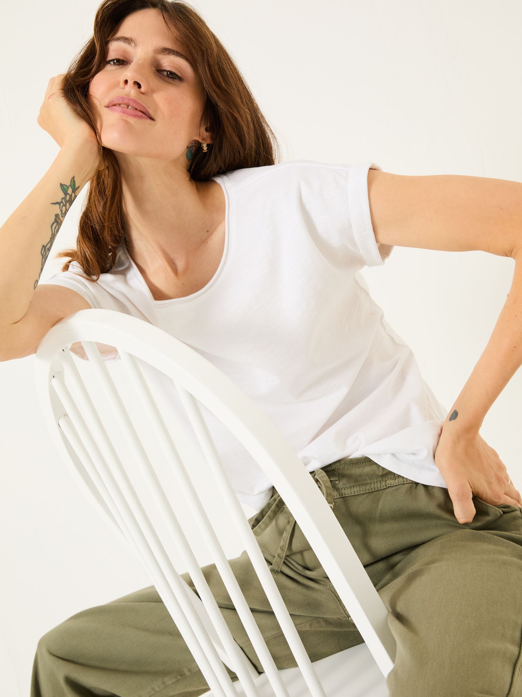 Ivy White T-Shirt